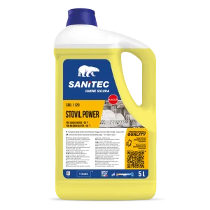 DETERGENTE LAVASTOVIGLIE LIQUIDO ALCALINO CONCENTRATO - STOVIL POWER 5LT