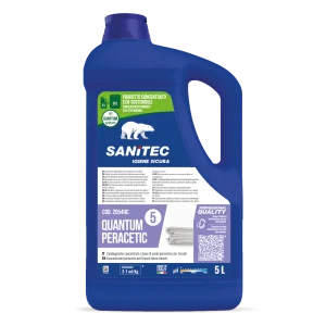 CANDEGGIANTE CONCENTRATO A BASE DI ACIDO PARACETICO PER TESSUTI - QUANTUM PERACETIC 5LT