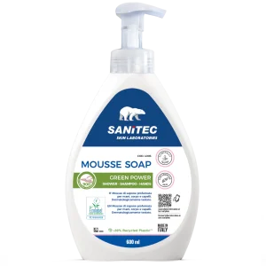 MOUSSE DI SAPONE PROFUMATA PER MANI, CORPO E CAPELLI - MOUSSE SOAP 600ML