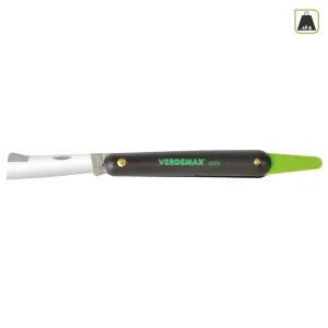 COLTELLO PER INNESTO A LAMA DRITTA CON PENNA IN ABS E ACCIAIO