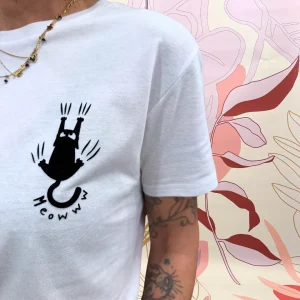 T-SHIRT MEOWWW - Hand made