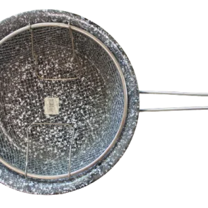 FRIGGITRICE CON CESTELLO ACCIAIO PORCELLANATO (Ø30/32cm)