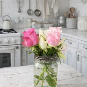 Vaso A Barattolo In Vetro Con Tappo In Metallo