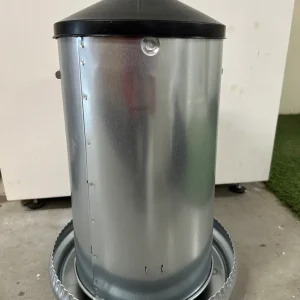 MANGIATOIA POLLI A TRAMOGGIA ZINCATA "PLENTY" 18KG