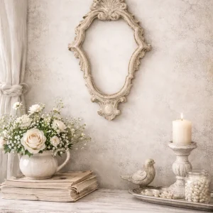 Cornice Con Punta Grigia Patina Antica