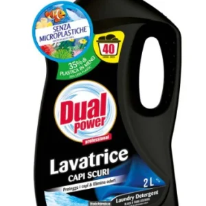 DUAL POWER DETERSIVO LAVATRICE PER CAPI SCURI 2LT