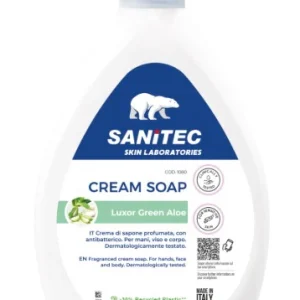 SAPONE LIQUIDO - CREAM SOAP  "LUXOR GREEN ALOE" 1litro