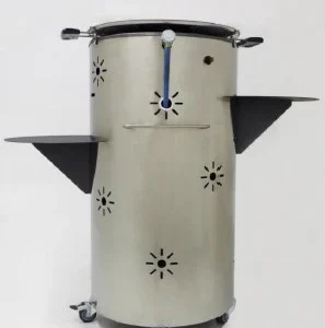 GRILL ROUND G220S A GAS CON PIASTRA EFFETTO PIETRA