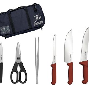Kit Griller Sanelli Ambrogio – Set coltelli e borsa