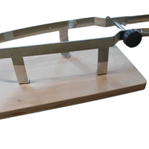 MORSA PER PROSCIUTTO ACCIAIO INOX 18/8 LEGNO