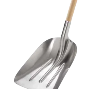 PALA IN ALLUMINIO CON MANICO IN LEGNO