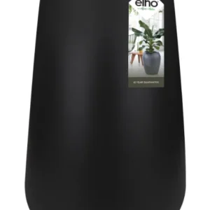 VASO PURE CONE HIGH 45cm NERO