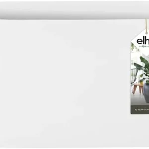 VASO PURE CONE LONG WHEELS CON RUOTE 75cm BIANCO