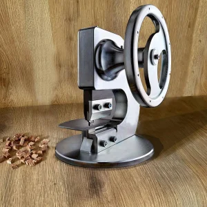 Trancia per per mosaico con volante e lame in accaio e widia