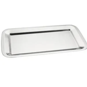 VASSOIO ACCIAIO INOX RETTANGOLARE
