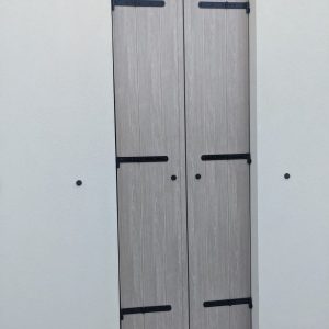 Scuro in pvc alla padovana (con snodo cardini a murare) L. 120 x H. 220 cm