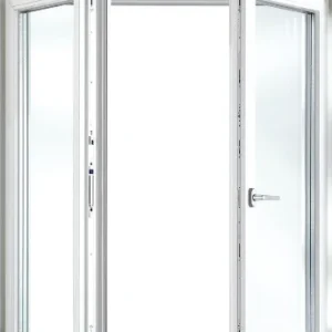 Finestra a due ante con apertura ad anta-ribalta L. 90 x H. 50 cm