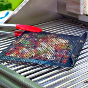 Mesh Grill Bag – 27×20 cm – Riusabile per grigliare in PTFE (Teflon)