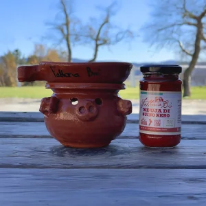 Nduja Calabrese artigianale in vasetto con Scaldanduja 🌶️