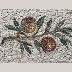 Kit mosaico RAMO CON MELE (marmo - tecnica diretta)